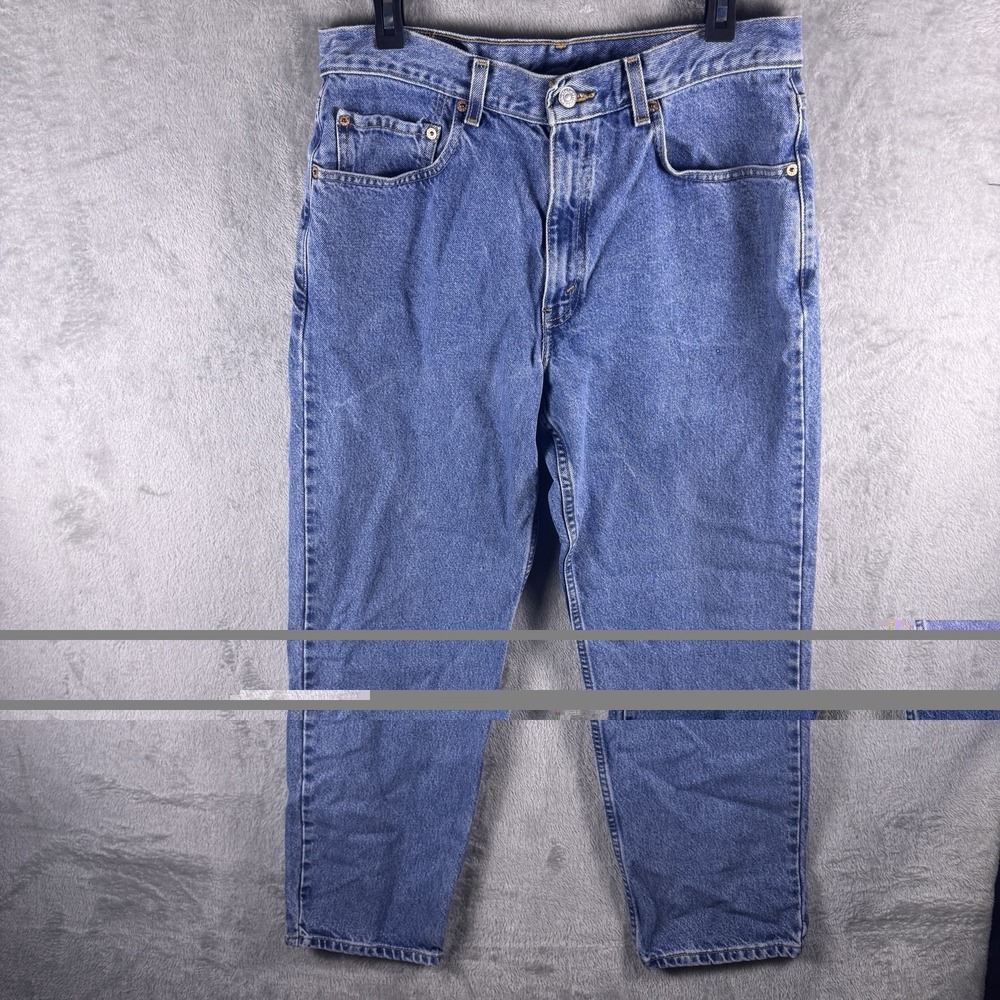 Vintage Levis 550 Jeans Mens Size 34x29 Blue Relaxed Fit Denim Cowboy 90s Y2K
